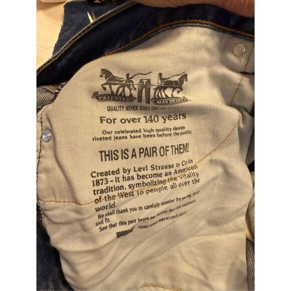 Levi’s 505 Men’s Jeans Size 40/30 Excellent Western Yellowstone Weekend - Picture 6 of 7